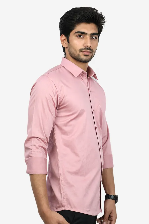 Peach_Slim_Fit_Premium_Casual_Shirt_For_Men