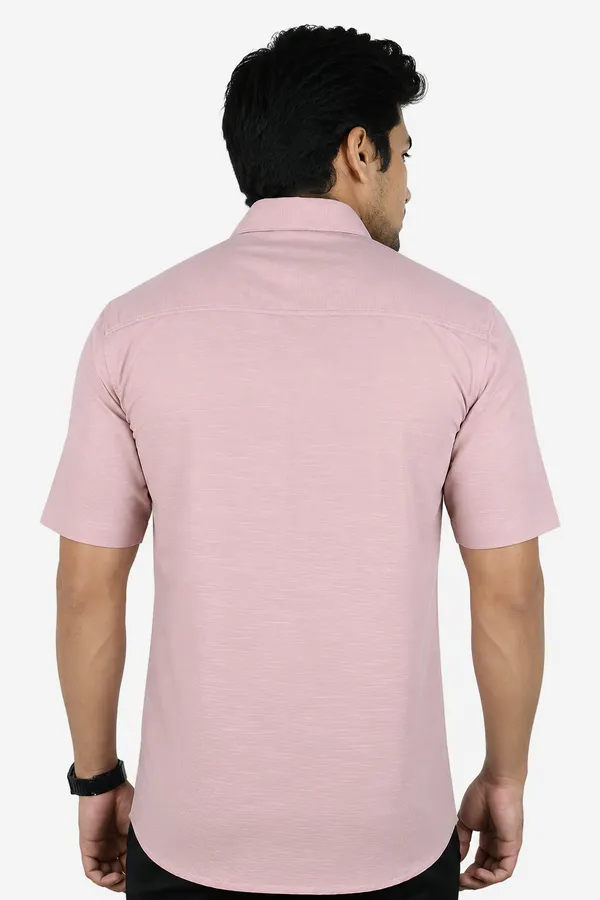 LINPH_PEACH_|_SLIM_FIT_PREMIUM_POLO_NECK_CASUAL_SHIRT_|_ORIGENS