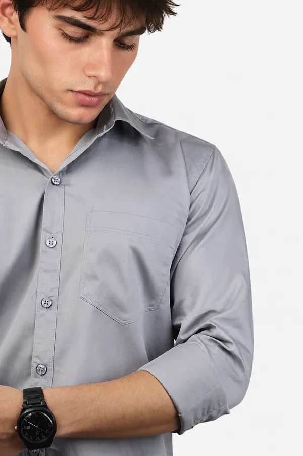 Dark_Grey_Slim_Fit_Premium_Casual_Shirt_For_Men