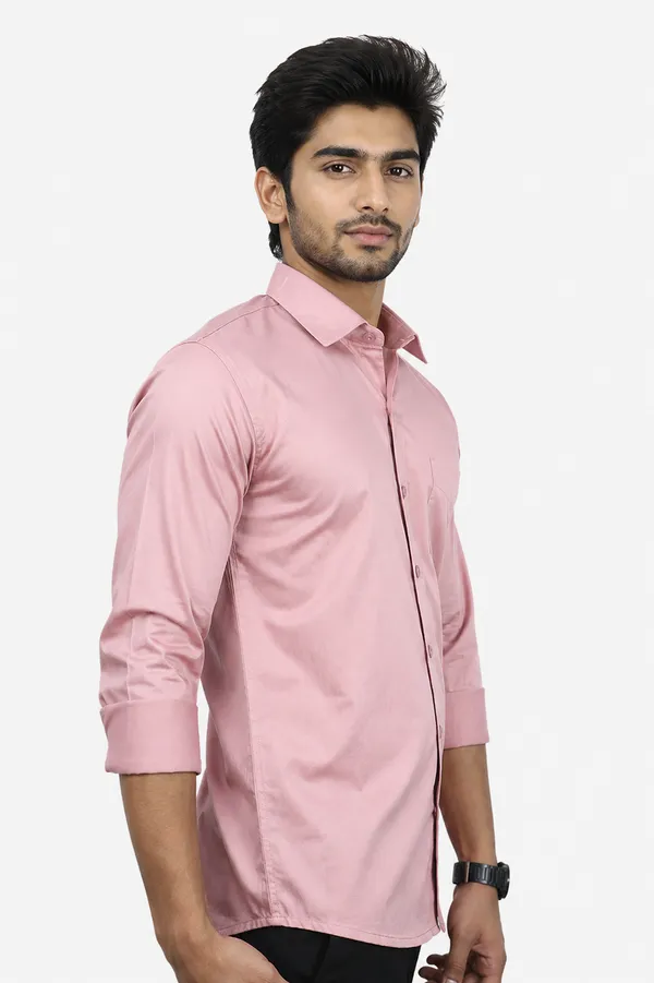Peach_Slim_Fit_Premium_Casual_Shirt_For_Men