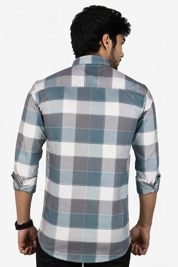 Teal_Purple_Cotton_Blend_Slim_Fit_Casual_Shirt_Checked_Oxward_Check_Full_Sleeve_For_Men