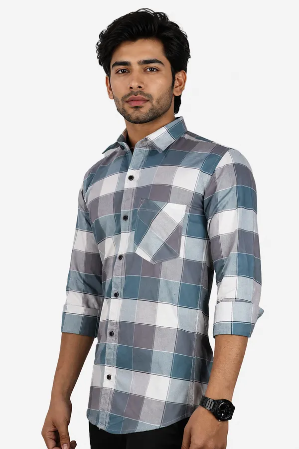 Teal_Purple_Cotton_Blend_Slim_Fit_Casual_Shirt_Checked_Oxward_Check_Full_Sleeve_For_Men