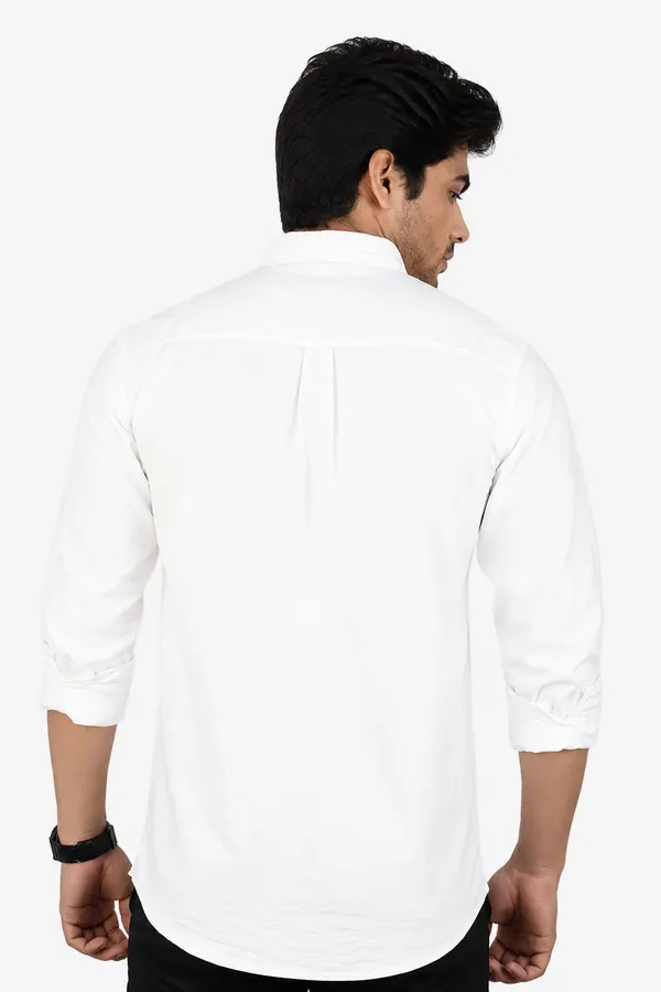 White_Cotton_Blend_Slim_Fit_Casual_Shirt_Solid_Rfd_Full_Sleeve_For_Men