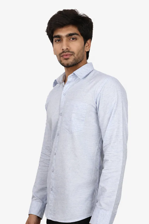 Skyblue_Cotton_Blend_Slim_Fit_Casual_Shirt_Solid_Khadi_Full_Sleeve_For_Men