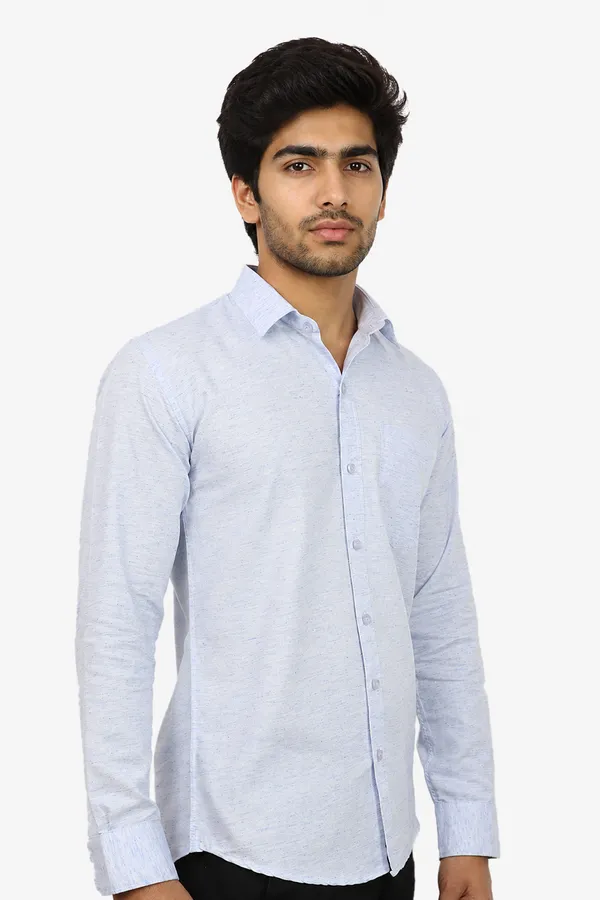 Skyblue_Cotton_Blend_Slim_Fit_Casual_Shirt_Solid_Khadi_Full_Sleeve_For_Men