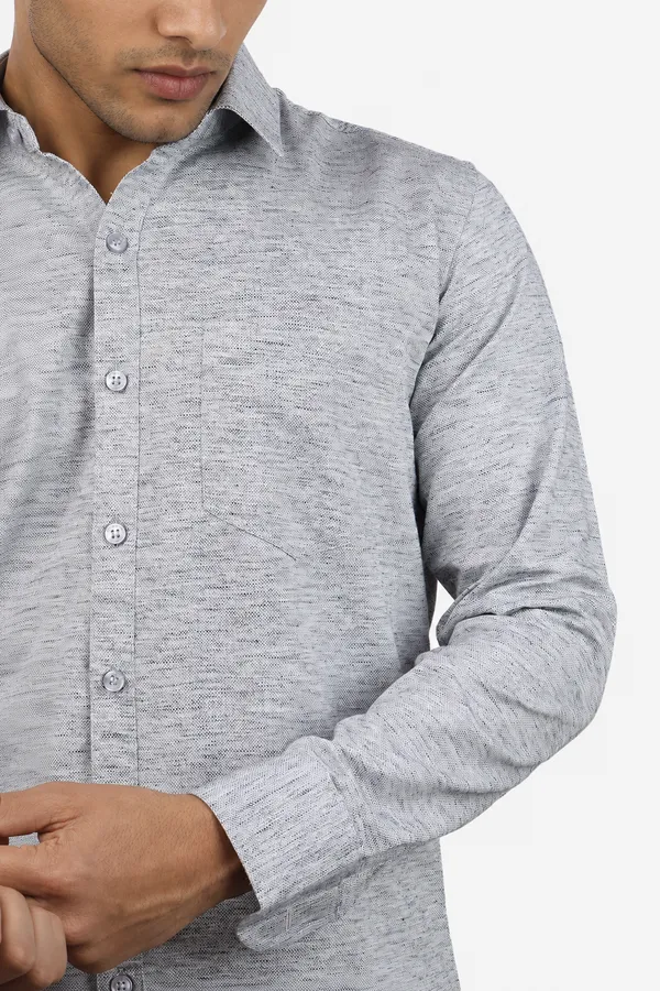 Dark_Grey_Cotton_Blend_Slim_Fit_Casual_Shirt_Solid_Khadi_Full_Sleeve_For_Men
