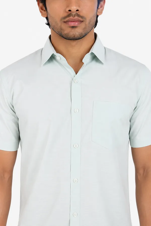 LINPH_SEA_GREEN_|_SLIM_FIT_PREMIUM_POLO_NECK_CASUAL_SHIRT_|_ORIGENS