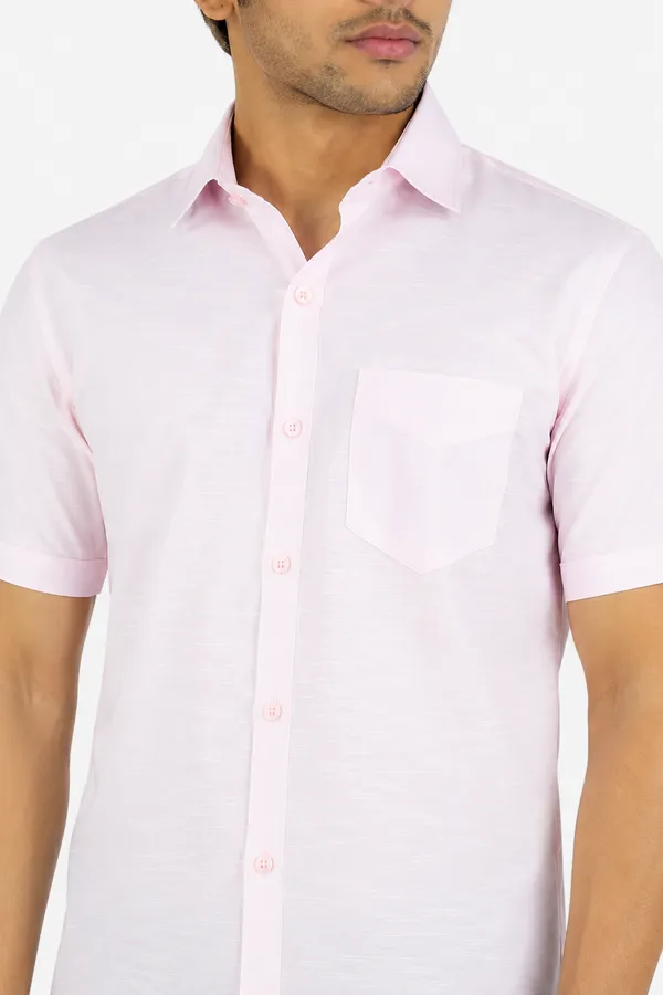 LINPH_PINK_|_SLIM_FIT_PREMIUM_POLO_NECK_CASUAL_SHIRT_|_ORIGENS