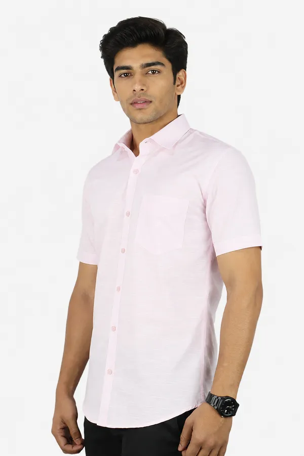 LINPH_PINK_|_SLIM_FIT_PREMIUM_POLO_NECK_CASUAL_SHIRT_|_ORIGENS