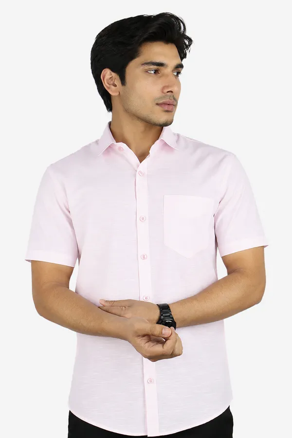 LINPH_PINK_|_SLIM_FIT_PREMIUM_POLO_NECK_CASUAL_SHIRT_|_ORIGENS