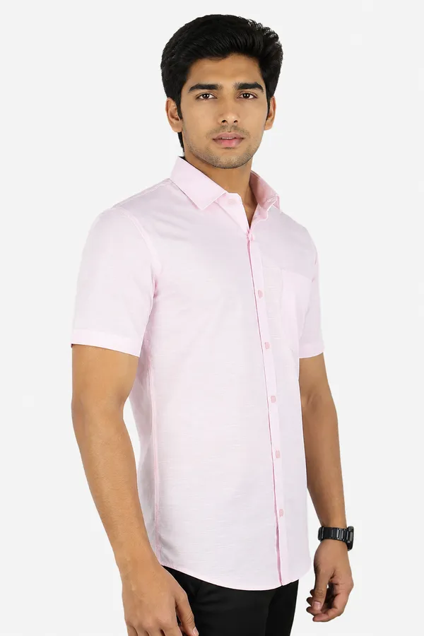 LINPH_PINK_|_SLIM_FIT_PREMIUM_POLO_NECK_CASUAL_SHIRT_|_ORIGENS