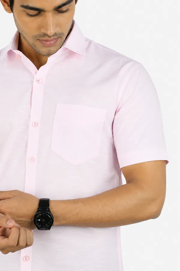 LINPH_PINK_|_SLIM_FIT_PREMIUM_POLO_NECK_CASUAL_SHIRT_|_ORIGENS