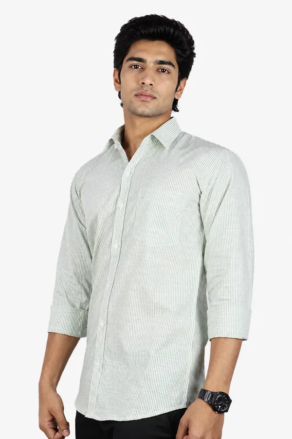 Green_Cotton_Blend_Slim_Fit_Casual_Shirt_Checked_Linen_Lining_Full_Sleeve_For_Men