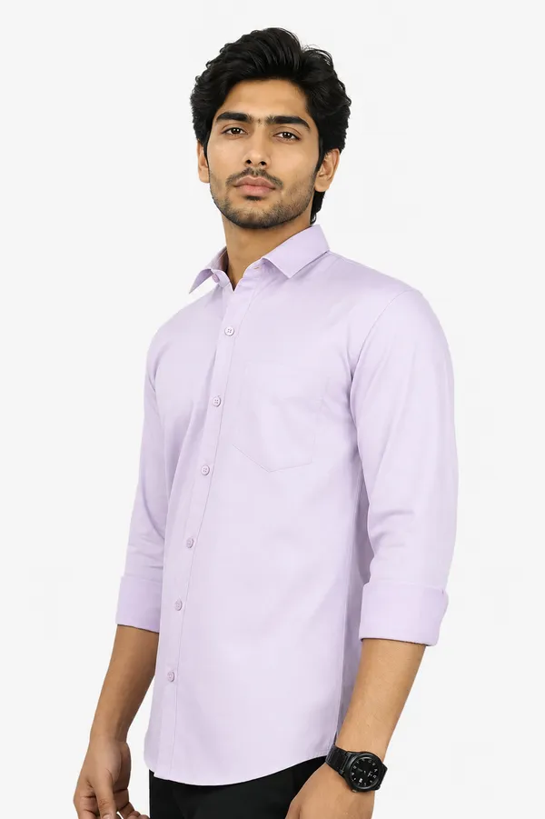 Levender_Cotton_Blend_Slim_Fit_Casual_Shirt_Solid_Twill_Full_Sleeve_For_Men