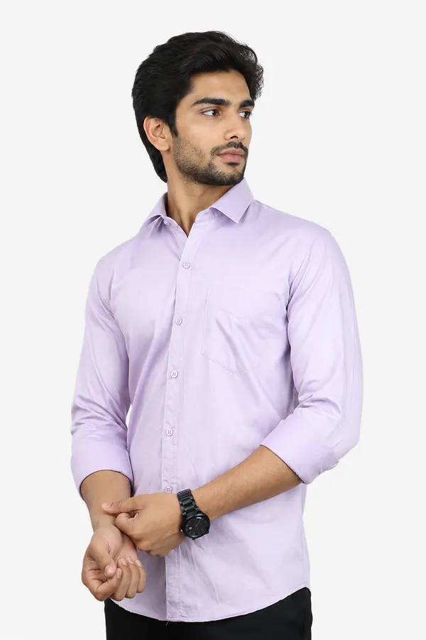 Levender_Cotton_Blend_Slim_Fit_Casual_Shirt_Solid_Twill_Full_Sleeve_For_Men