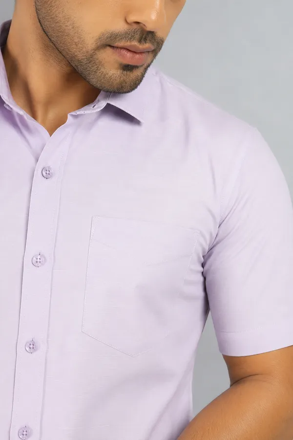 LINPH_LIGHT_LAVENDER__|_SLIM_FIT_PREMIUM_POLO_NECK_CASUAL_SHIRT_|_ORIGENS