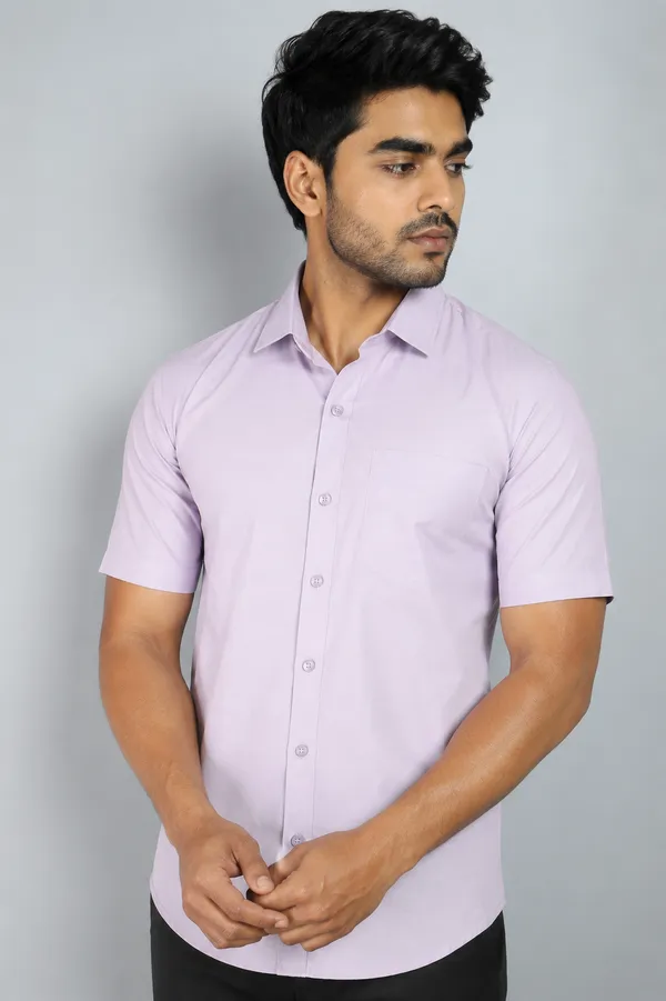 LINPH_LIGHT_LAVENDER__|_SLIM_FIT_PREMIUM_POLO_NECK_CASUAL_SHIRT_|_ORIGENS