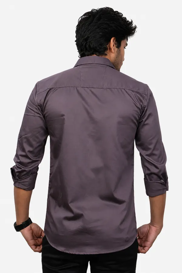 Dark_Lavender_Cotton_Blend_Slim_Fit_Casual_Shirt_Solid_Satin_Full_Sleeve_For_Men
