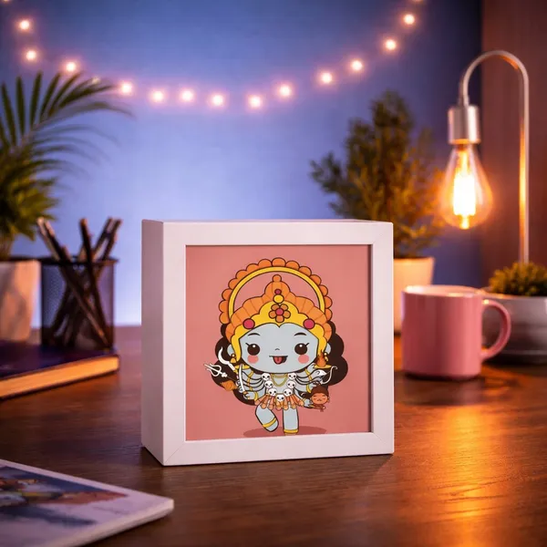 Maa_Kali_|_Mini_Desk_Frames_|_4.5_X_4.5_X_1_Inch