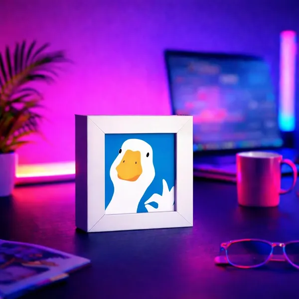Duck_Luck_|_Mini_Desk_Frames_|_4.5_X_4.5_X_1_Inch