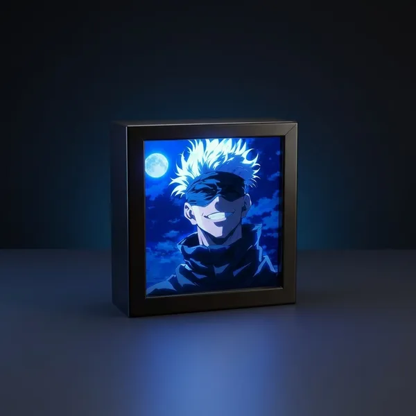 Gojo_Night_Glow_|_Mini_Desk_Frames_|_4.5_X_4.5_X_1_Inch