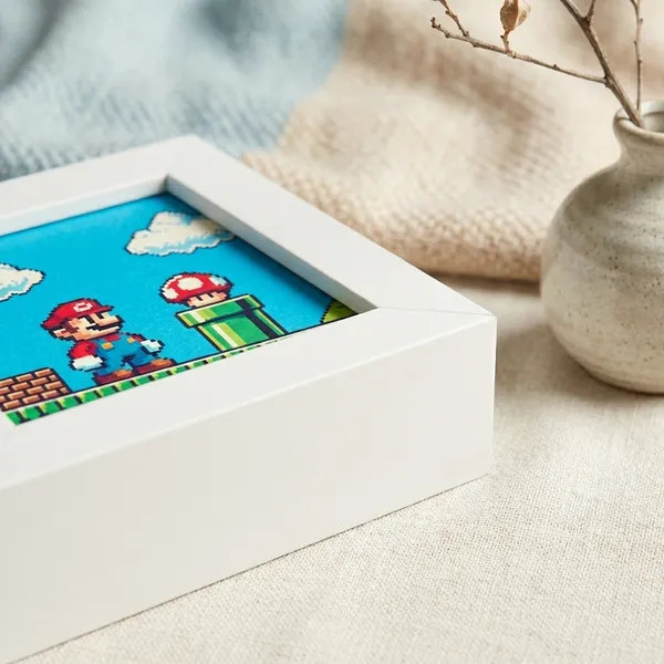 Mario_Retro_|_Mini_Desk_Frames_|_4.5_X_4.5_X_1_Inch