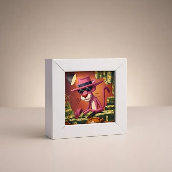 Pink_Money_|_Mini_Desk_Frames_|_4.5_X_4.5_X_1_Inch