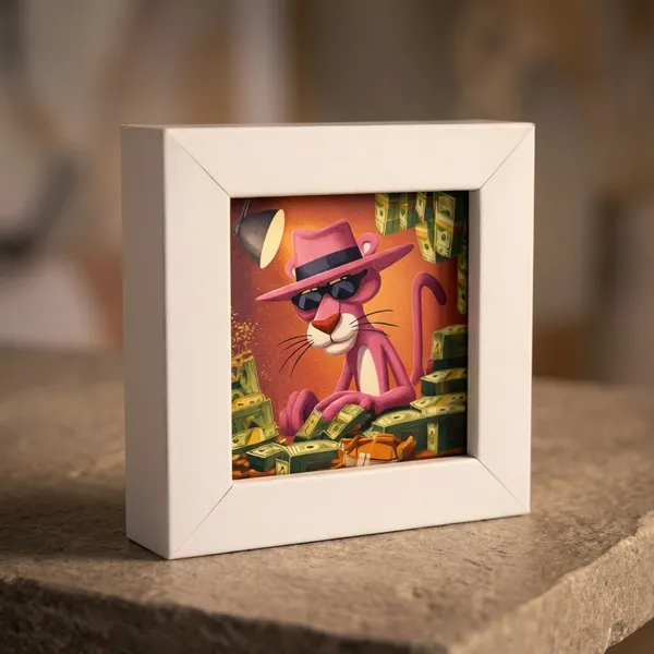 Pink_Money_|_Mini_Desk_Frames_|_4.5_X_4.5_X_1_Inch