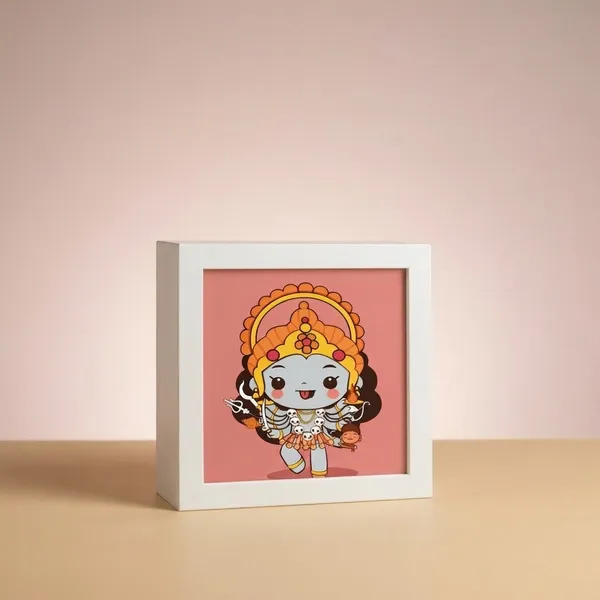 Maa_Kali_|_Mini_Desk_Frames_|_4.5_X_4.5_X_1_Inch