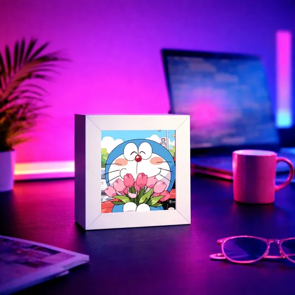 Doramon_Date_|_Mini_Desk_Frames_|_4.5_X_4.5_X_1_Inch