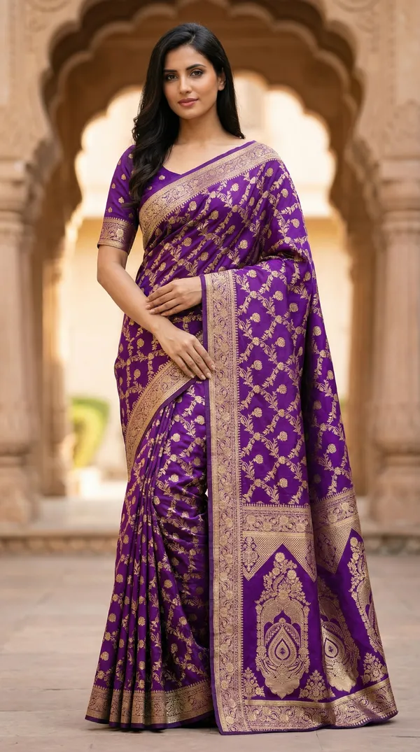 Majenta_Silk_Saree