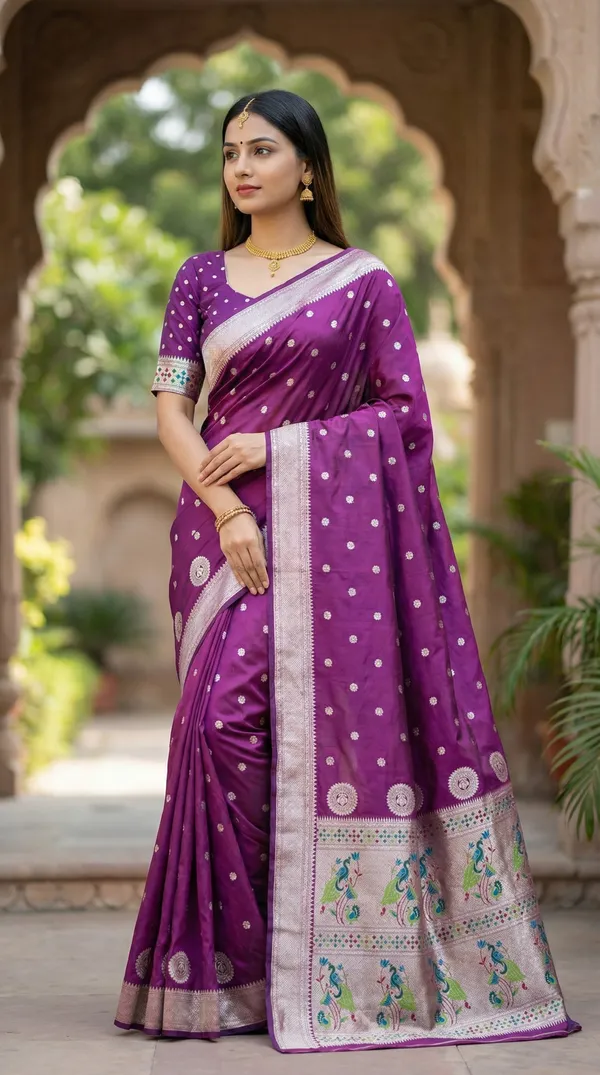 Purple_Designer_Premium_Art_Silk_Saree_For_Women