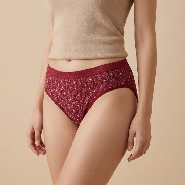 Red_Inter_Lock_Innerwear_For_Women