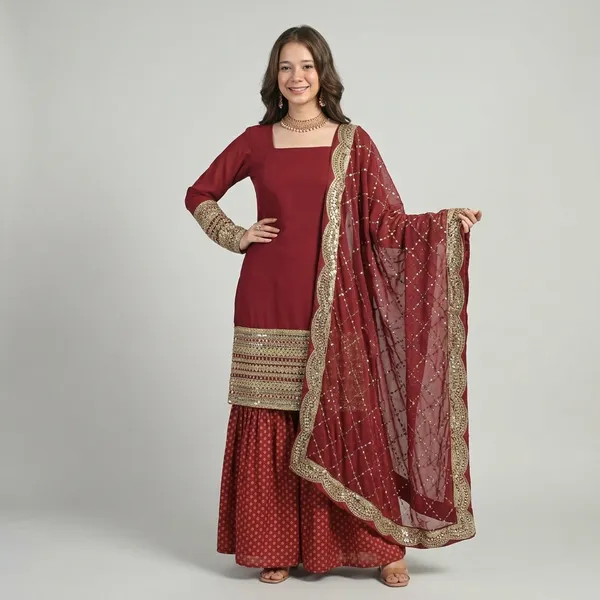 Gajri_Faux_Blooming_Sequins_Embroidered_Gown_With_Matching_Dupatta