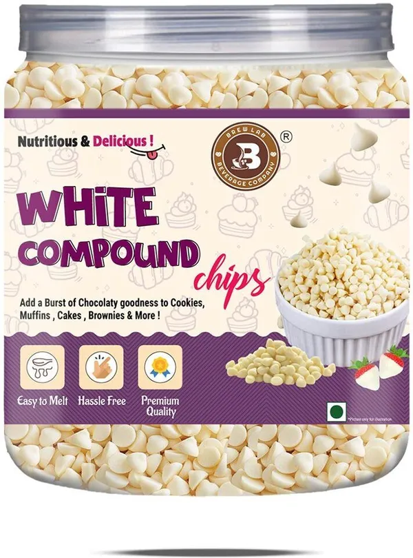 White_Compound_Chips_Hessel_Free_Easy_To_Melt_Nutritious_And_Delicious_Choco_Chips_Chips_500_G,_Compound_Chips