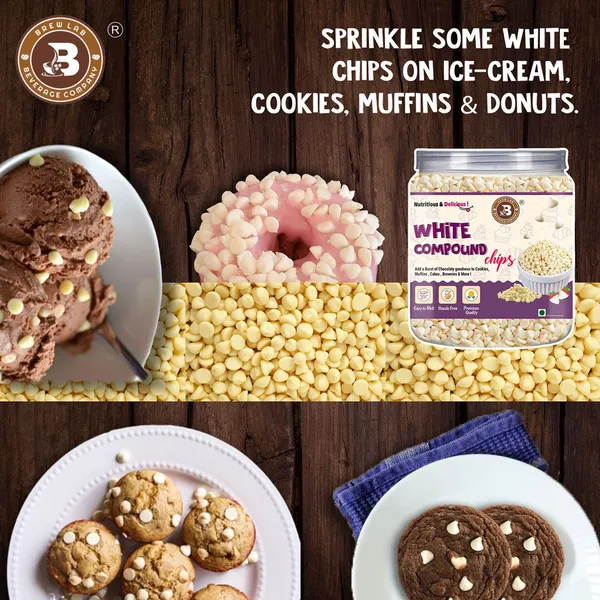 White_Compound_Chips_Hessel_Free_Easy_To_Melt_Nutritious_And_Delicious_Choco_Chips_Chips_500_G,_Compound_Chips