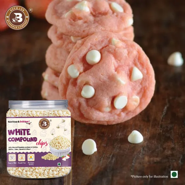 White_Compound_Chips_Hessel_Free_Easy_To_Melt_Nutritious_And_Delicious_Choco_Chips_Chips_500_G,_Compound_Chips