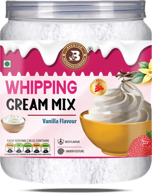 Vanilla_Flavor_Whipping_Cream_Mix_|_Smooth_Texture_For_Decorated_Cakes,_Desserts_Topping_Powder_250_G