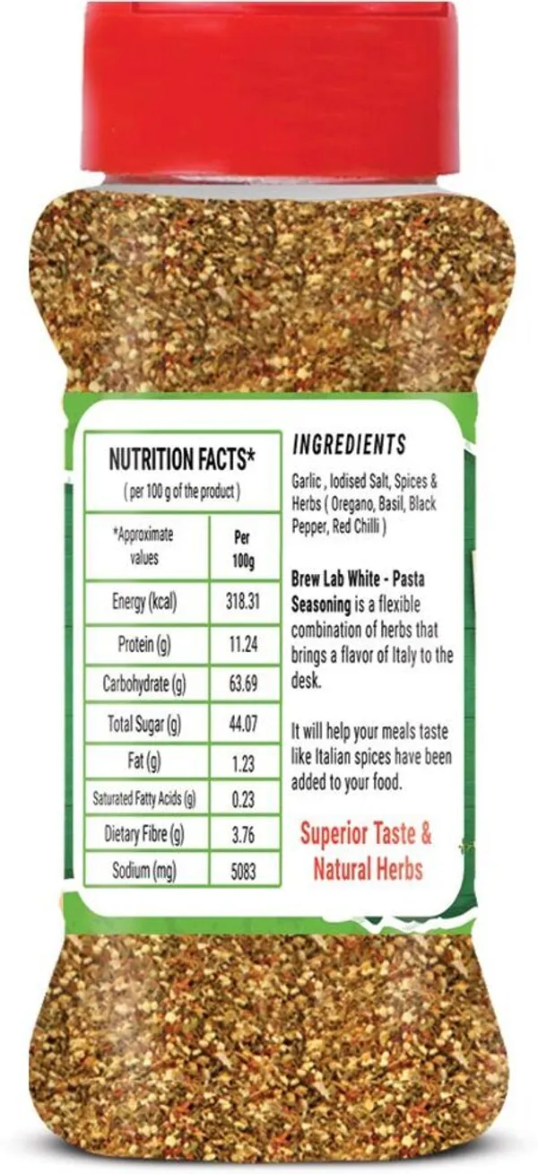 White_Pasta_Seasoning_Sprinkler_|_Full_Of_Aromatic_Herbs_And_All_Natural_|_100_G