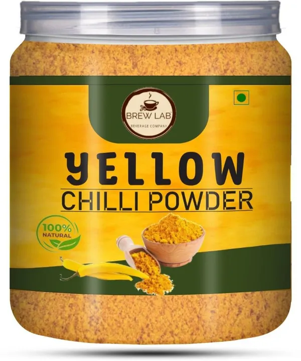Natural_Sun_Dried_Yellow_Chilli_Powder_|Peeli_Mirch_Powder_|_Blended_Spices_500_G