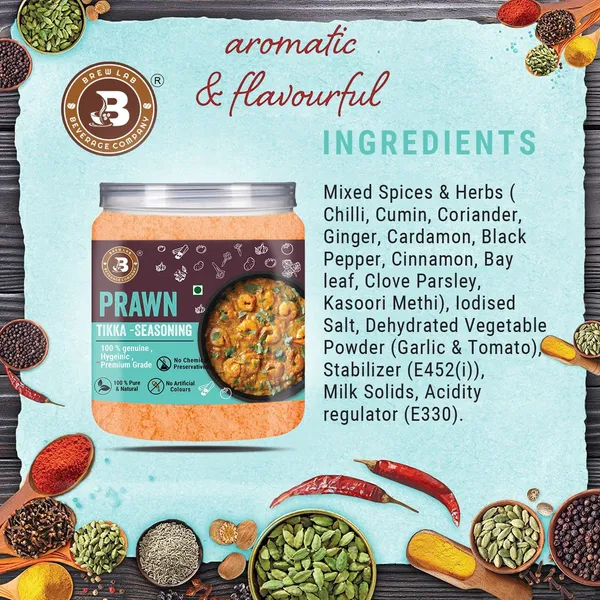 100%_Natural_Prawn_Tikka_Seasoning_|_Bring_Flavor_To_Prawns_|_Ready_To_Use_250_G