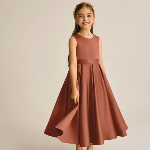 Green_Floral_Print_Sleeveless_Dress_And_Dusty_Rose_Pink_Sleeveless_Fit_And_Flare_Maxi_Dress_For_Girls_Pack_Of_2