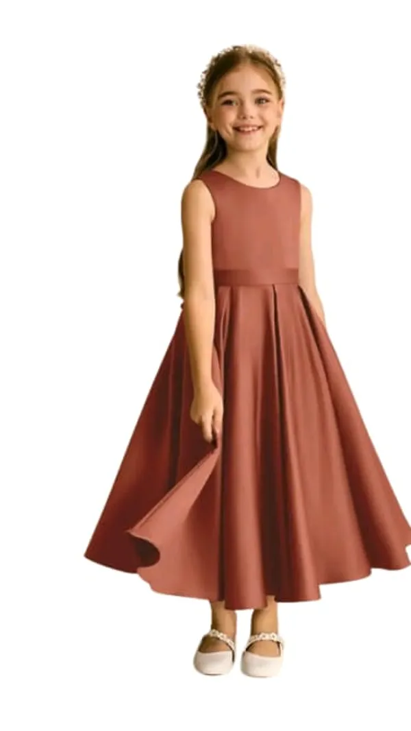 Green_Floral_Print_Sleeveless_Dress_And_Dusty_Rose_Pink_Sleeveless_Fit_And_Flare_Maxi_Dress_For_Girls_Pack_Of_2