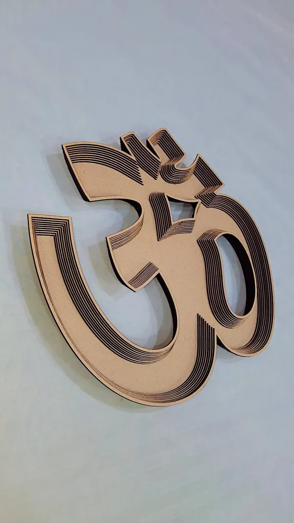 Gold_Mdf_Wood_Om_Shaped_Gifting_Tray