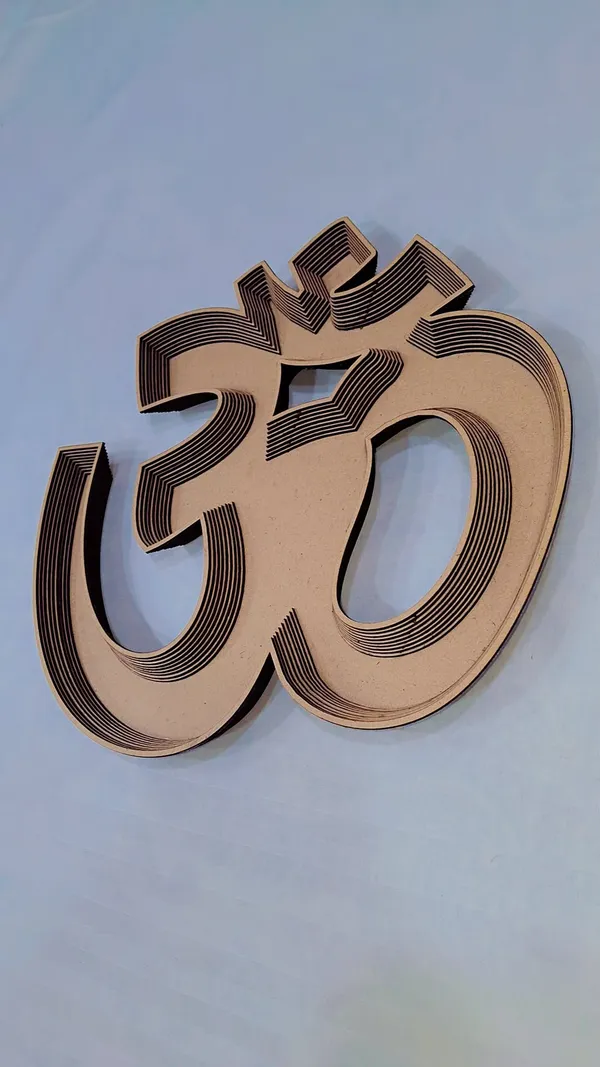 Gold_Mdf_Wood_Om_Shaped_Gifting_Tray