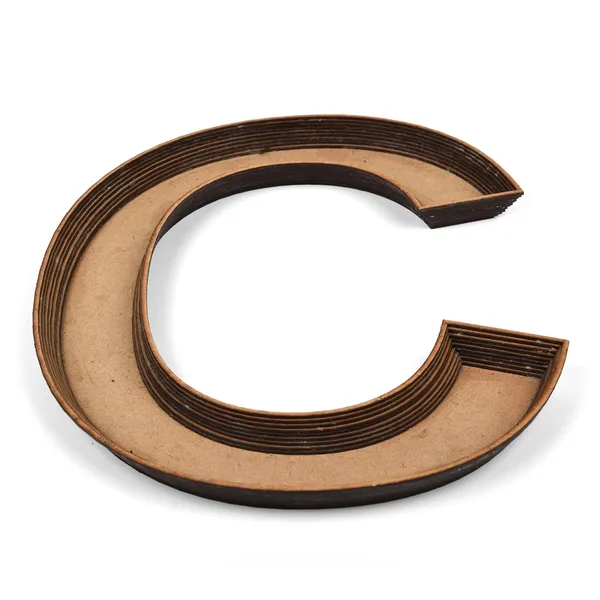 Gold_Mdf_Wood_Alphabet_C_Gifting_Tray