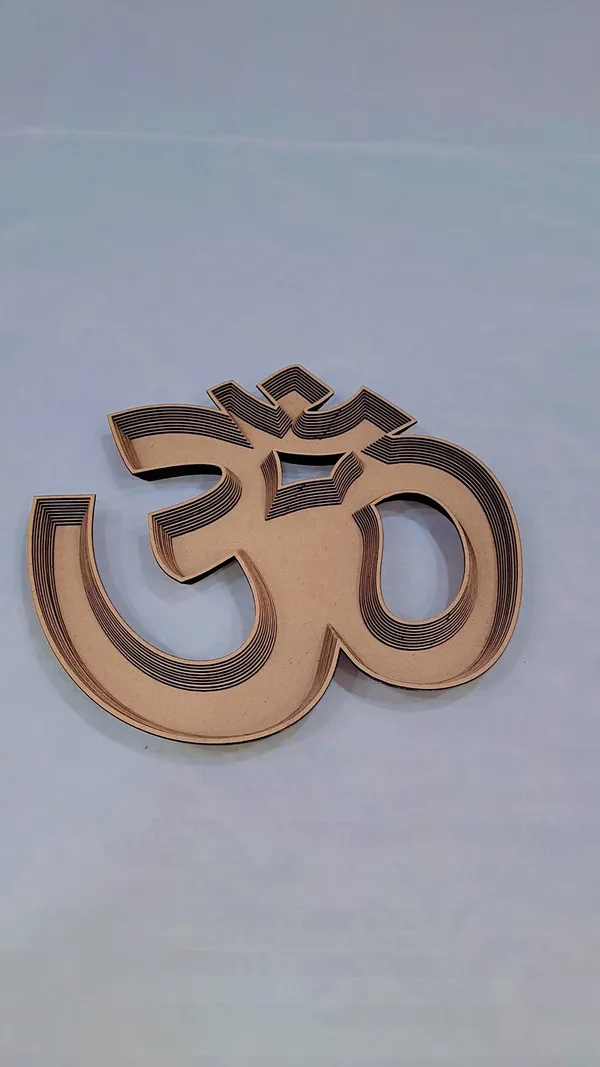 Gold_Mdf_Wood_Om_Shaped_Gifting_Tray