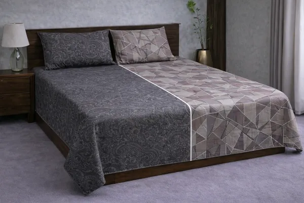 Multicolor_Cotton_Reversible_Double_Bedsheet_With_210_Thread_Count