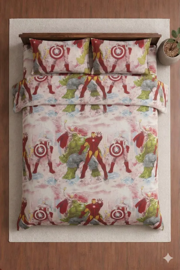 Red_Cotton_Kids_Den_Double_Bedsheet_With_180_Thread_Count
