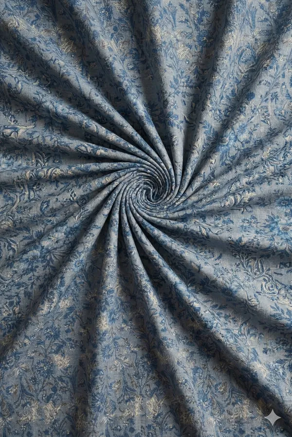 Grey_Cotton_Kaya_Double_Bedsheet_With_210_Thread_Count